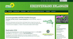 Desktop Screenshot of gruene-erlangen.de