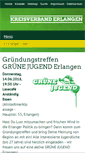 Mobile Screenshot of gruene-erlangen.de